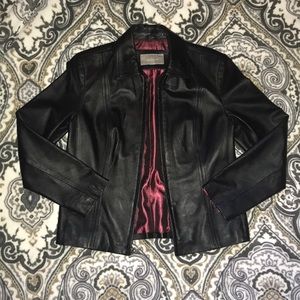 croft & barrow leather jacket